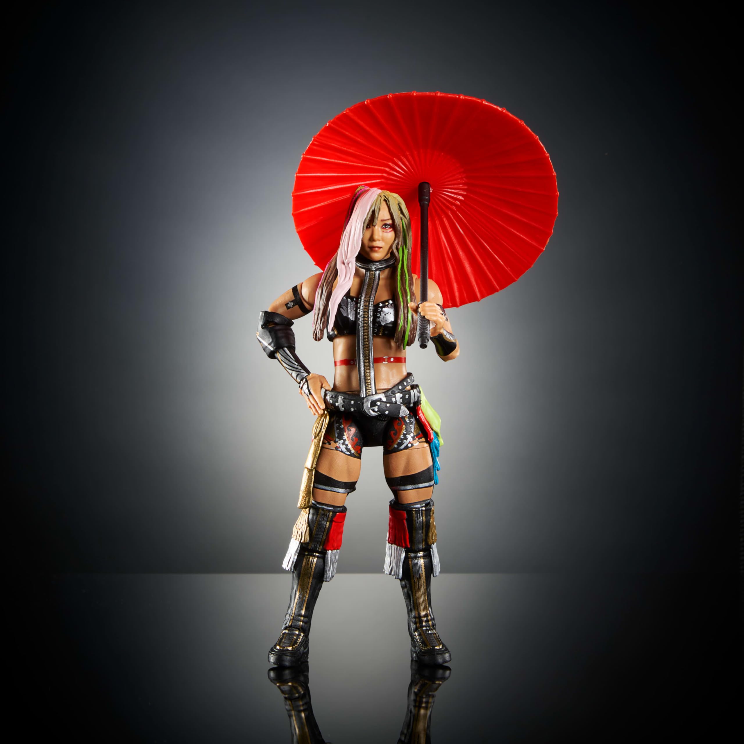 Boneco De Ação Mattel Wwe Elite Kairi Sane Series #115 15cm