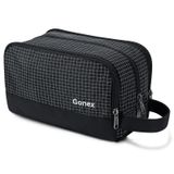 Bolsa De Higiene De Viagem Gonex Nylon Dopp Kit Shaving Black