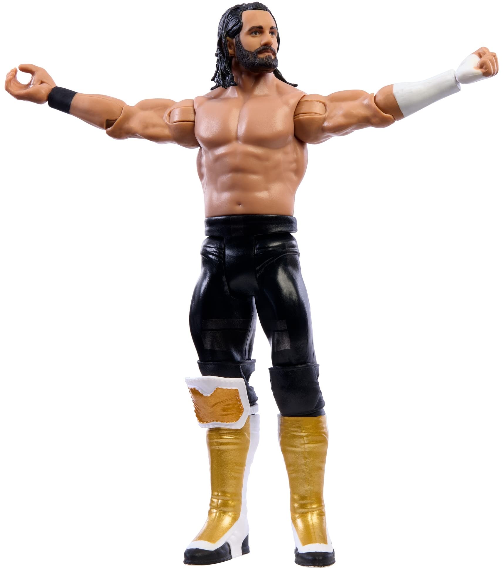 Boneco De Ação Mattel Wwe Seth Rollins Basic De 15 Cm Com 10 Pontos ...