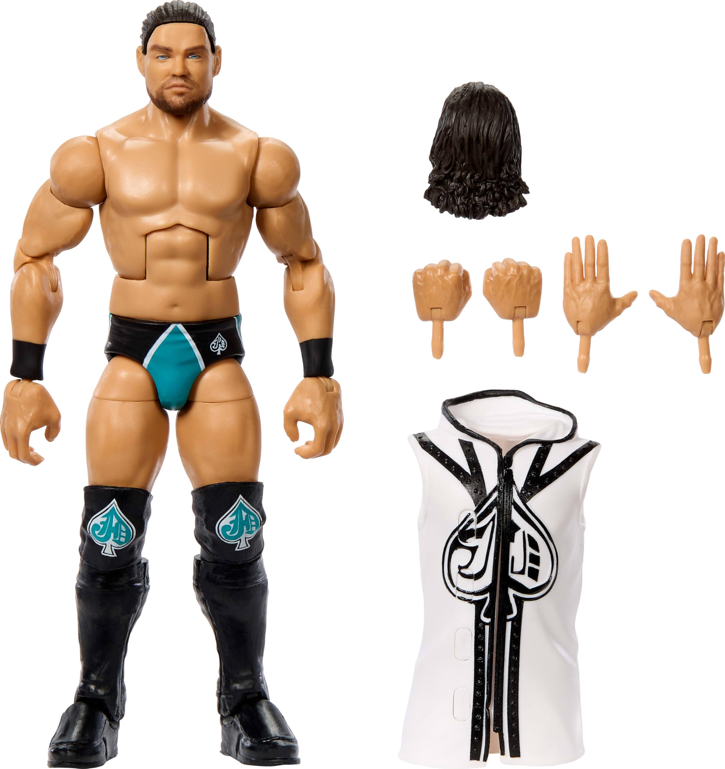 Boneco De Ação Mattel Wwe Elite Jd Mcdonagh De 6 Polegadas Com Acc