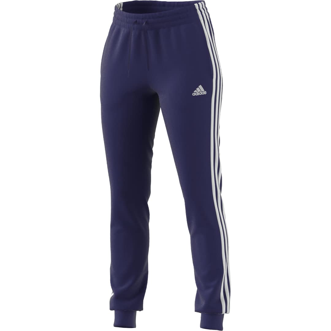 Calças Adidas Essentials Single Jersey Com 3 Listras Para Mulheres
