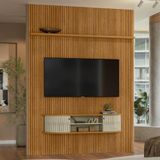 Estante Painel Para Tv Starfall Cumaru Opala