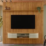 Estante Painel Para Tv Emberfall Cumaru Opala