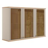 Armario Aereo 3 Portas Argentina Jequitiba Off White