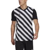 Camisa De Futebol Adidas Entrada 22 Graphic Para Homens Preta/branca