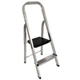 Escada Doméstica 2 Degraus Em Alumínio Até 120 Kg Eve1022 Evald