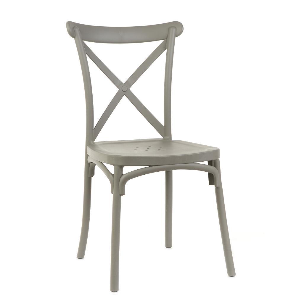 Cadeira De Design Katrina Interior E Exterior - Cinza