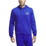 Pulôver Masculino Com Capuz Adidas Coze De 3 Listras - Azul Semi Lúcido