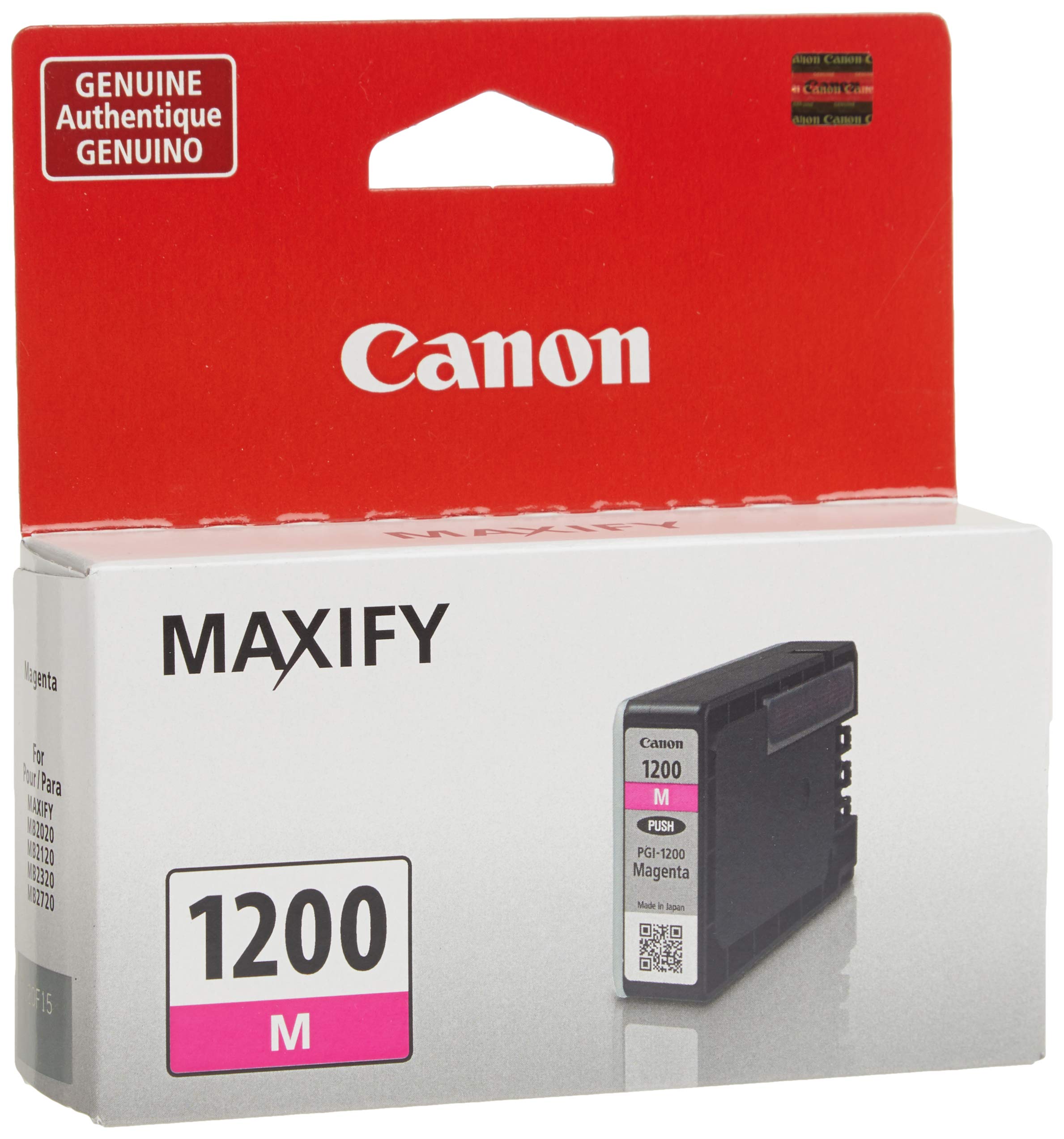 Tanque De Tinta Canon Pgi-1200 Magenta Compatível Com Mb2120, Mb2720