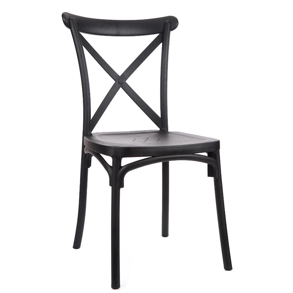 Cadeira De Design Katrina Interior E Exterior - Preto