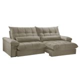 Sofá Liz 02 Módulos De 90cm Br 25cm Meu Sofá Online B002 Veludo Capuccino