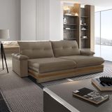 Sofá Avalon 02 Módulos De 120cm Br25cm Meu Sofá Online B016 Veludo Marrom