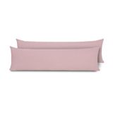 Fronhas Para Travesseiro De Corpo Slim 1,50m X 50cm 2 Unidades - Rose