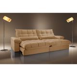 Sofá Liz 02 Módulos De 90cm Br 25cm Meu Sofá Online P321 Linho Dourado