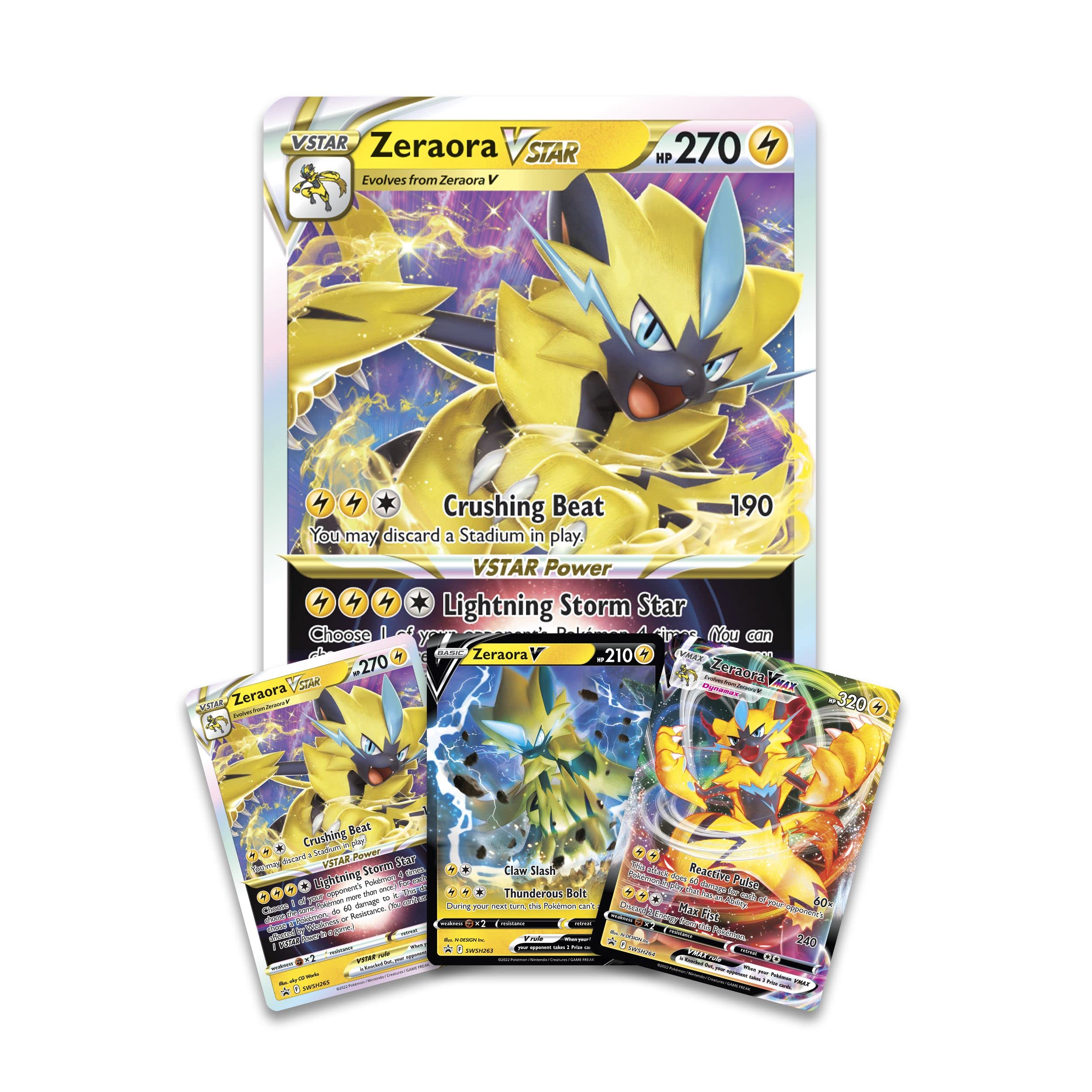 Jogo De Cartas Colecionáveis Pokémon Zeraora Vmax & Vstar