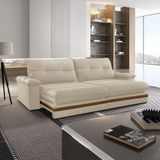Sofá Avalon 02 Módulos De 120cm Br25cm Meu Sofá Online A294 Linho Creme