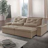 Sofá Melt 02 Módulos De 90cm Br 25cm Meu Sofá Online A226 Linho Bege