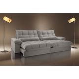Sofá Liz 02 Módulos De 100cm Br 25cm Meu Sofá Online B026 Veludo Prata