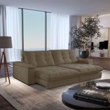 Sofá Dublin 02 Módulos De 120cm Br25cm Meu Sofá Online B016 Veludo Marrom