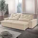 Sofá Melt 02 Módulos De 90cm Br 25cm Meu Sofá Online A294 Linho Creme