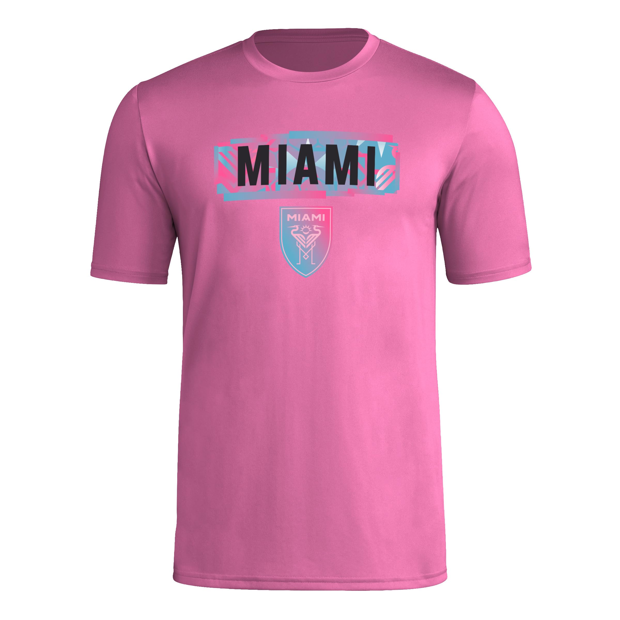 Camiseta Adidas Inter Cf Mls Para Homem Rosa Miami - Grande