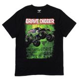 Camiseta Masculina Monster Jam Grave Digger Grave Digger Preta Gg