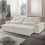 Sofá Melt 02 Módulos De 90cm Br 25cm Meu Sofá Online A302 Linho Branco