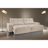 Sofá Liz 02 Módulos De 80cm Br 25cm Meu Sofá Online A294 Linho Creme
