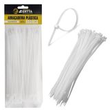 200 Enforca Gato Cinta Plástica Abraçadeira Lacre De Nylon 3.6x150mm 15cm Branco