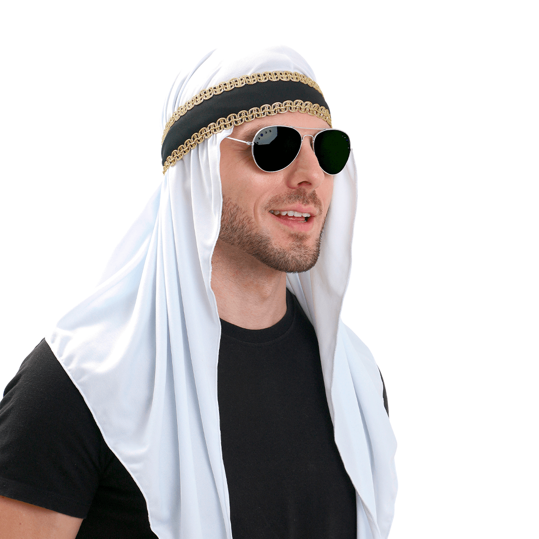 Kit Sheik Fantasia Adulto Acessório Festa E Carnaval