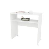 Aparador Buffet Balcão Sala De Estar Escritório 90x42cm Branco
