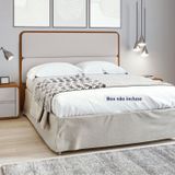Cabeceira Casal Queen 160cm Loop Frassino/bege