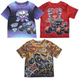 Camiseta Monster Jam Zombie Son-uva Digger Mutt Para Meninos 2t