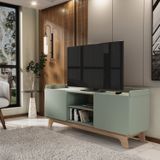 Rack Para Sala De Estar John 150x61cm Verde/freijó
