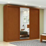 Guarda-roupa 3 Portas 4 Gavetas 100% Mdf 1 Porta Glass Forma