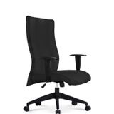 Cadeira Presidente Infinity Giratória Com Braço -inf0123pt25pt Preto
