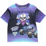 Camiseta Monster Jam Son-uva Digger Azul Para Meninos 5t