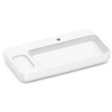 Cuba De Apoio Com Válvula Oculta 7/8" 80x42cm Sem Saboneteira Infinity Branco