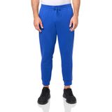 Calças De Moletom Adidas Essentials Fleece Com 3 Listras Para Homens, Azuis