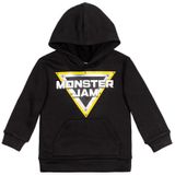 Moletom Com Capuz Monster Jam Trucks Com Logotipo Little Boys Fleece Black 6