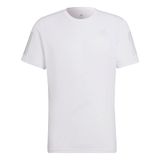 Camiseta Masculina Adidas Standard Own The Run Branca/prata Refletiva