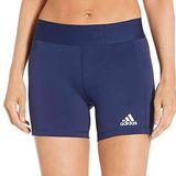 Meia-calça Curta Adidas Alphaskin Volleyball Team Azul Marinho/branco