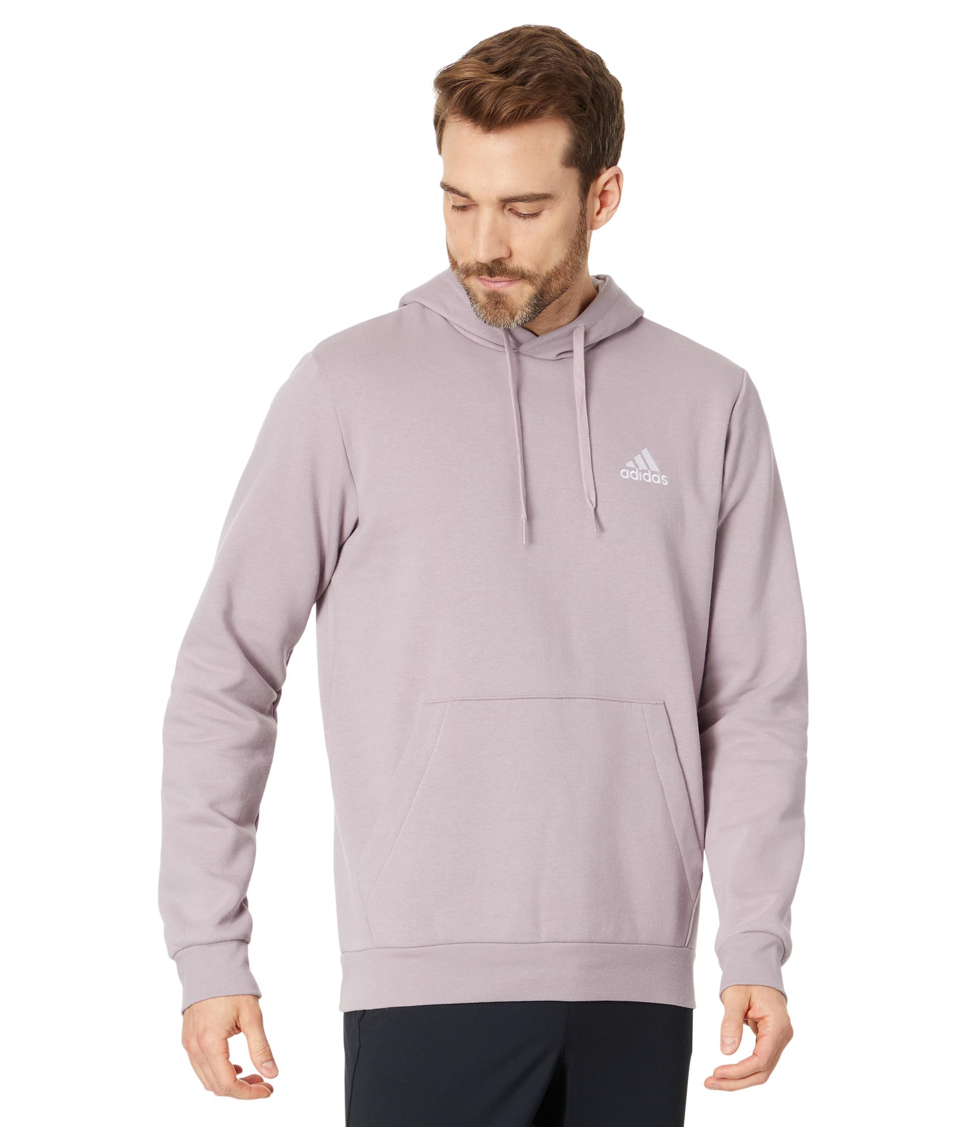 Moletom Masculino Adidas Essentials Fleece Preloved Fig Gg L/altura