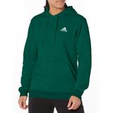 Moletom Com Capuz Adidas Essentials Fleece Para Homens, Verde Universitário