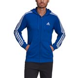 Moletom Masculino Adidas Essentials French Terry Com 3 Listras Azul M