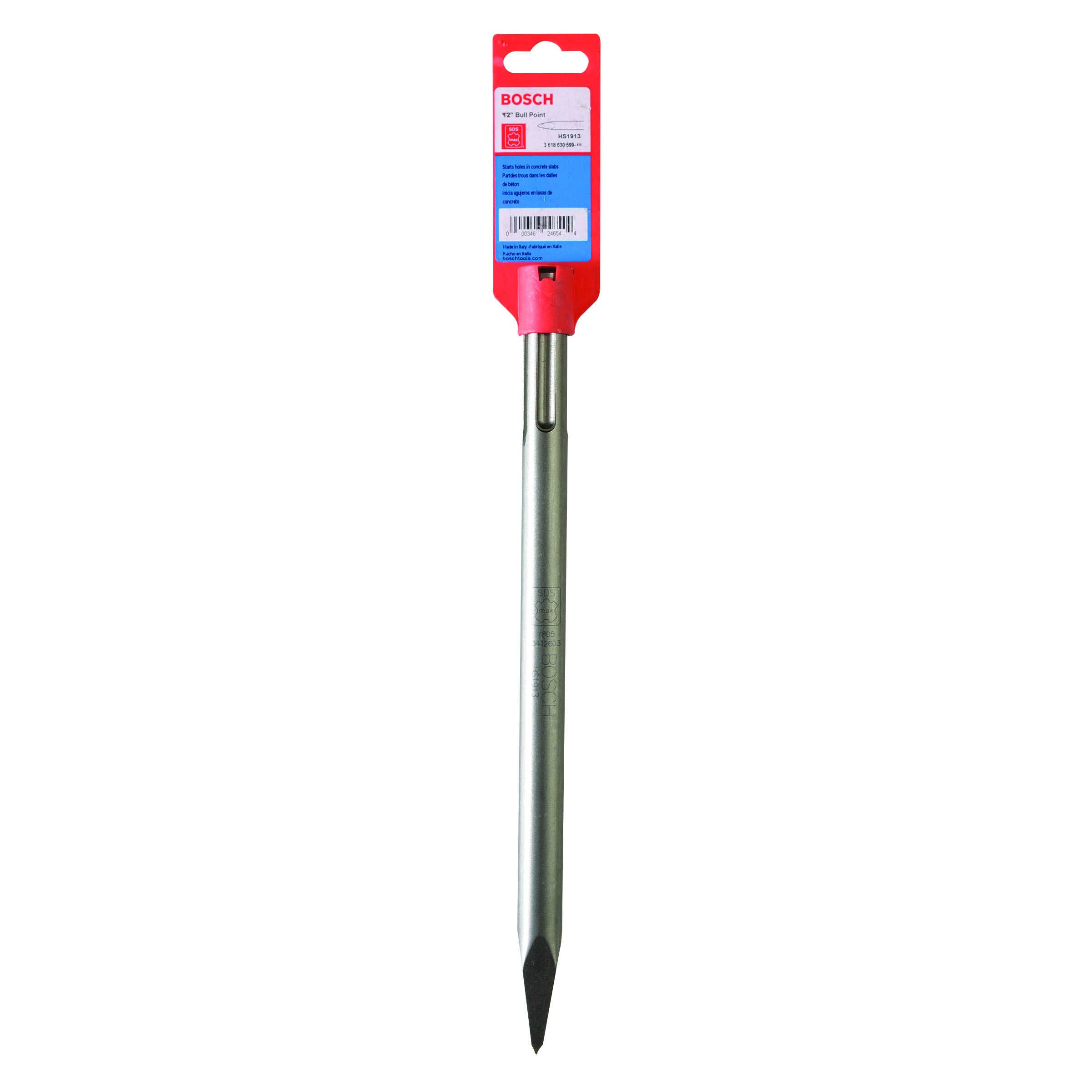 Hammer Steel Bosch Hs1913 Bull Point Sds-max 30 Cm (pacote Com 2)