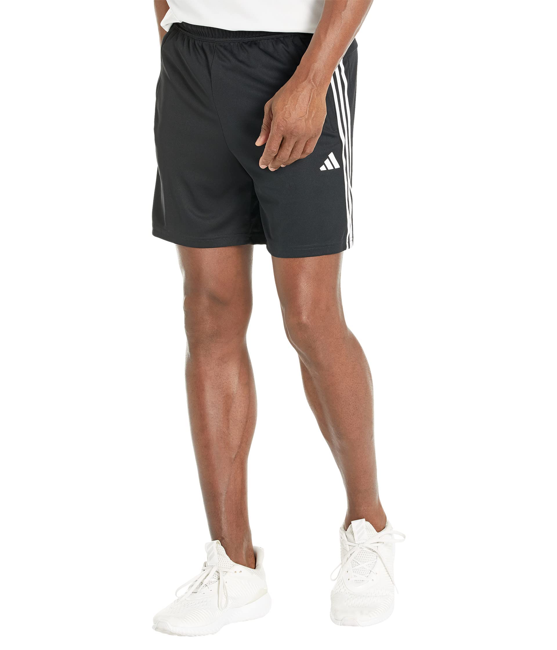 Shorts De Treino Adidas Essentials Pique 3-stripes Para Homens
