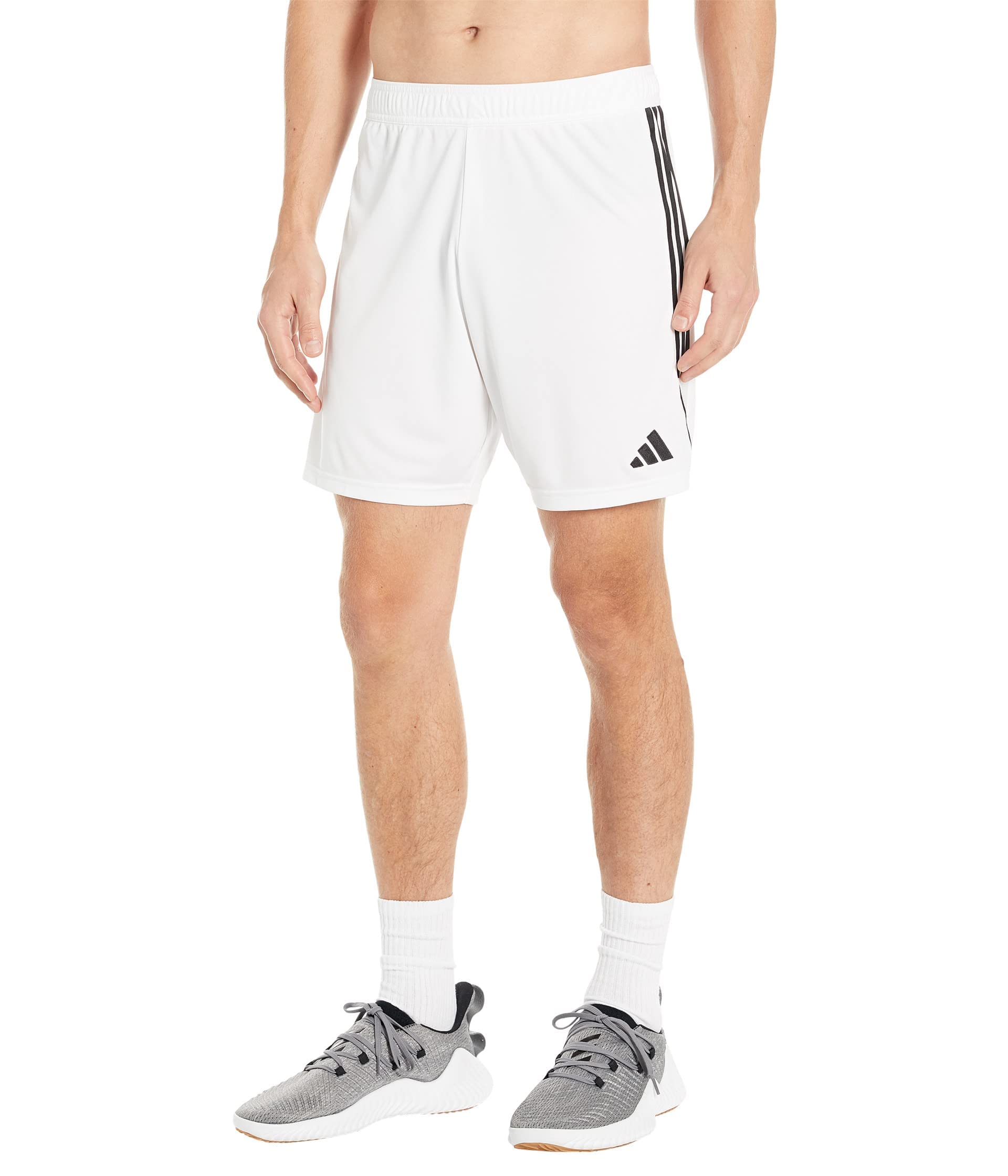 Shorts Adidas Tiro 23 Para Homens Brancos/pretos Tamanho M