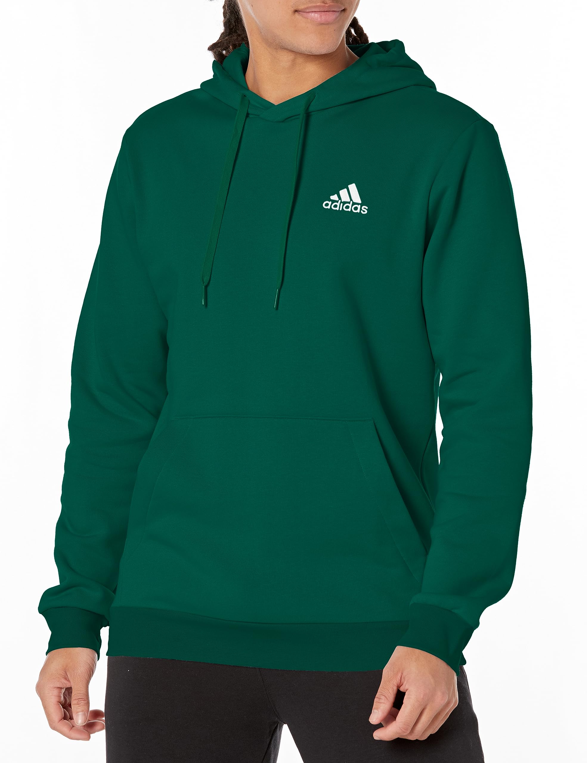 Moletom Com Capuz Adidas Essentials Fleece Para Homens, Verde