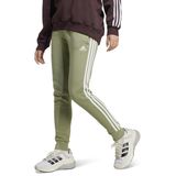 Calças De Lã Adidas Essentials De 3 Listras Para Mulheres, Tenda Verde